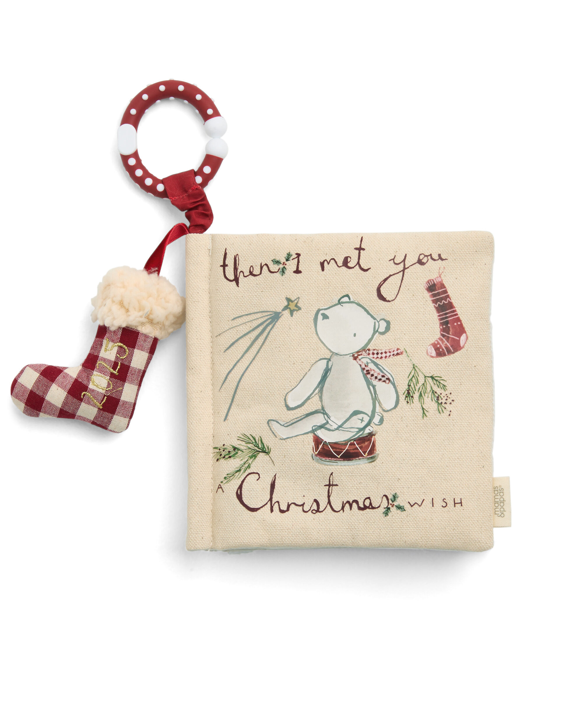 مجموعة هدايا كتاب ولحاف للكريسماس، قطعتان image number 2